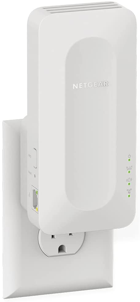 NETGEAR WiFi 6 Mesh Range Extender (EAX12) - Add up to 1,200 sq. ft. and 15  Devices with AX1600 Dual-Band Wireless Signal Booster & Repeater (up to 1.6Gbps Speed), WPA3 Security, Smart Roaming