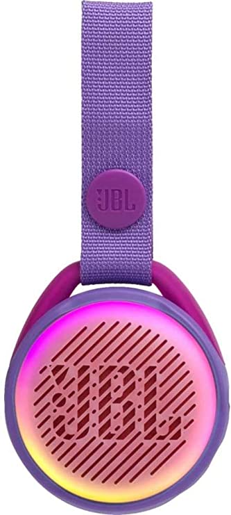 JBL JR POP Waterproof Portable Bluetooth Speaker for Kids with Ultra-Cool Lightshow (Purple 1-Pack)