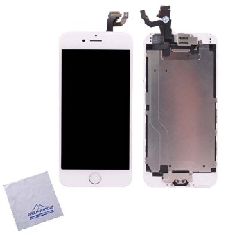 Touch Screen Digitizer   LCD Display Assembly For iPhone 6   Small Parts White A1549 A1586 A1589 by Group Vertical