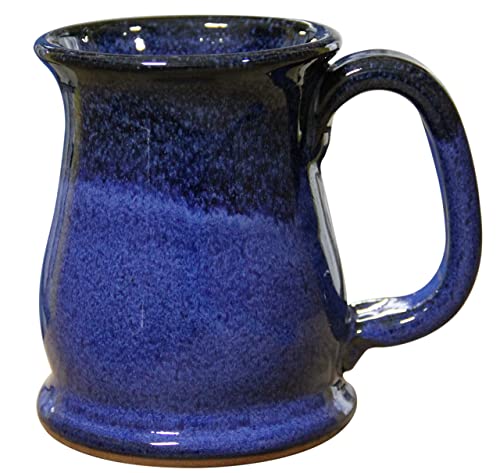 SHS Collection USA Handmade 16oz Coffee Mug Wide Mouth (Blue Moon)