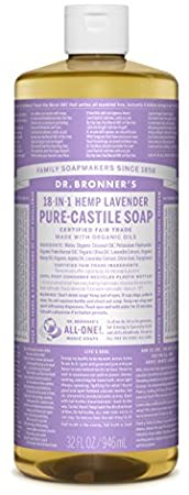 Dr Bronner's 946 ml Organic Lavender Castile Liquid Soap
