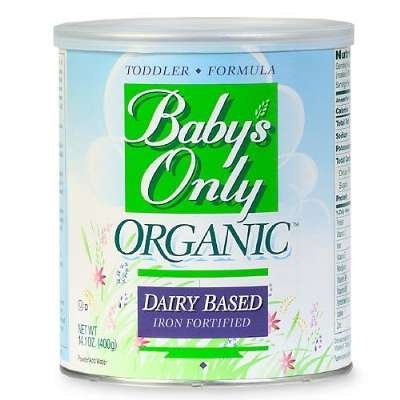 Toddler Form,Og,Kosher by Baby's Only Organic - 12.7oz. ( Multi-Pack) by Baby's Only Organic