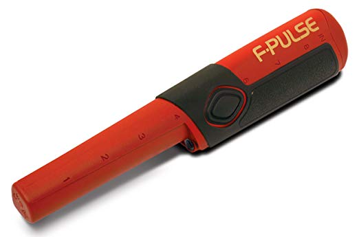 Fisher F-Pulse Waterproof Pinpointer Metal Detector, Red
