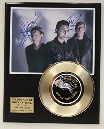 Depeche Mode Gold Record Signature Series LTD Edition Display