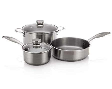 Frigidaire 5304513525 5-Piece Stainless Steel Induction Ready Cookware Set