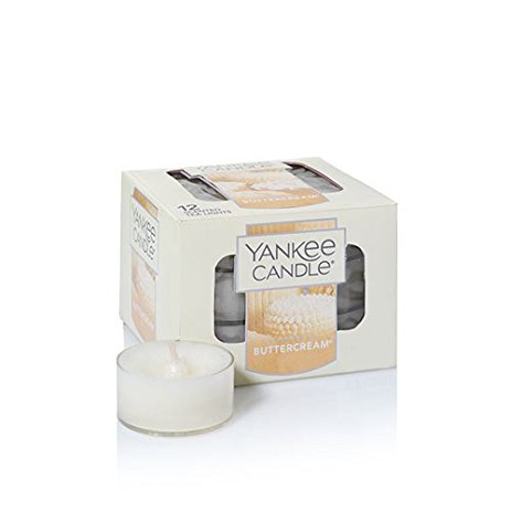 Yankee Candle Buttercream Tea Light Candles, Food & Spice Scent