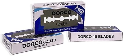 Dorco ST300 Platinum Extra Double Edge Razor Blades - 200 Count