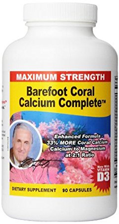 Barefoot Coral Calcium Complete, 1500mg - 90 Capsules