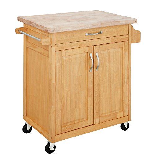 Dorel Living Kitchen Island, Natural