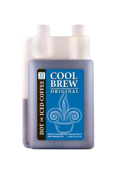 Cool Brew® Fresh Coffee Concentrate - Original 1 Liter - Make Iced Coffee or Hot Coffee - Enough for over 32 drinks