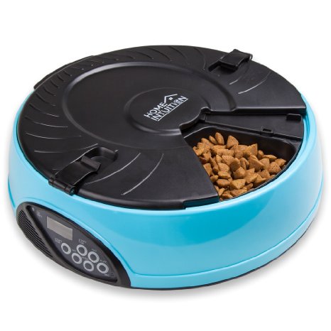 Home Intuition Portion Control 6-Meal Automatic Pet Feeder