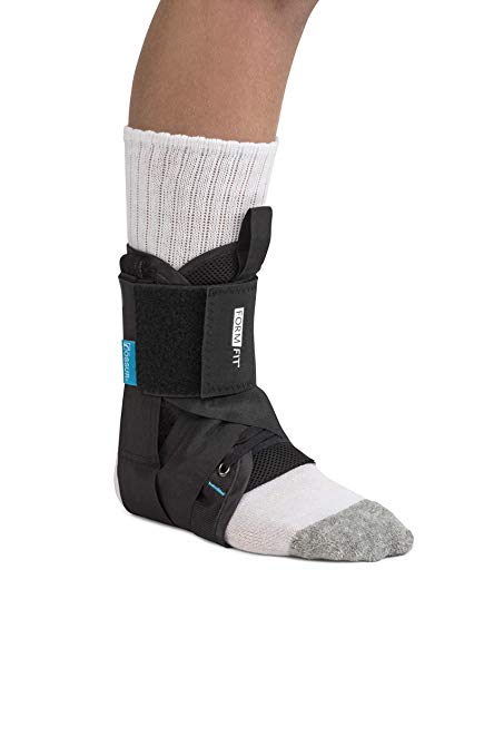 Ossur Formfit Ankle with Speedlace - Medical Grade Ankle Stability and Protection, Single Pull Closure Mechanism and Removable Semi-Rigid Stays (Large)