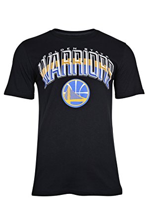 NBA Men's Arched Plexi Team Logo Short Sleeve T-Shirt