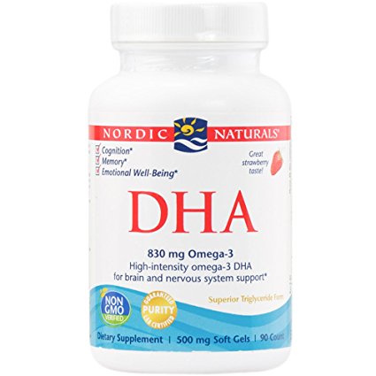 Nordic Naturals - DHA, Brain and Nervous System Support, 90 Soft Gels (FFP)