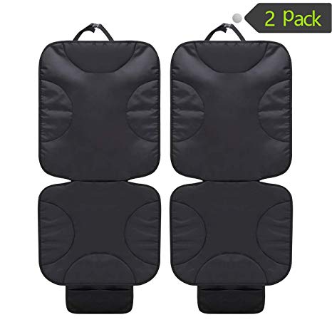 2-Pack Car Seat Protector by Drive Auto Products - Offers Thick Protection for Child & Baby Cars Seats, Dog Mat - Durable Cover Protects Automotive Vehicle Leather or Cloth Uphols(2Pack SeatProtector)