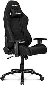 AKRacing Core Series EX-Wide Gaming Chair Big & Tall with 5/10 Years Warranty - Black Fabric