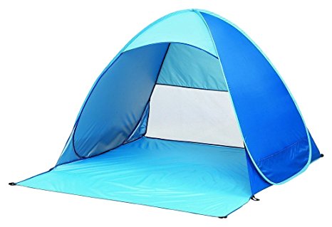 PowerLead PL-T5 Quick Automatic Pop Up Tent Instant Portable family Beach Tent Outdoor 2-3 Persons Camping Fishing Picnicing Hiking Sun Shelter for Beach, Lake, Park