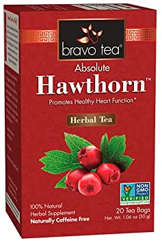 Bravo Tea Absolute Hawthorn Berry Tea Caffeine Free, 20 Tea Bags, 20 Count