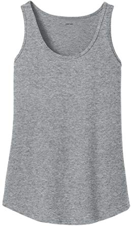 Ladies Soft 100% Cotton Tank Tops in Ladies Sizes: XS-4XL