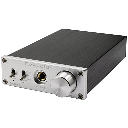 Nobsound HiFi Headphone Amplifier&DAC Audio Decoder Optical & Coaxial & USB IN_24BIT/192K Support OTG (Silver)