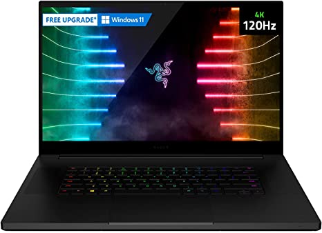 Razer Blade Pro 17 Gaming Laptop 2021: Intel Core i9-11900H 8-Core, NVIDIA GeForce RTX 3080, 17.3" 4K 120Hz, 32GB RAM, 1TB SSD - Chroma RGB - Thunderbolt 3 - SD Card Reader