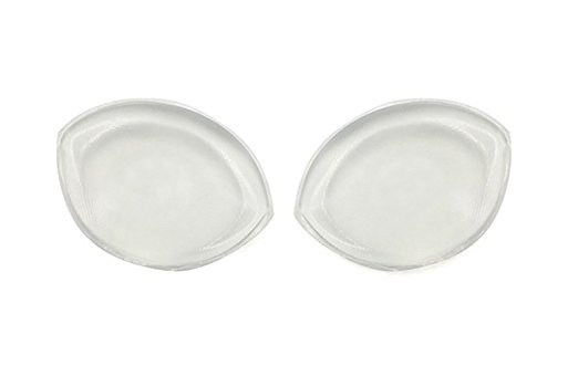 Silicone Bra Inserts Breast Enhancers Clear Breast Push Up And Firming Bust Enhancers Padding Breast Bra Pads Breast Chest Pads Enhancers(Transparent)