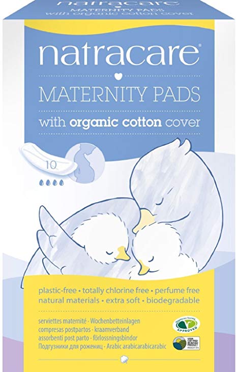 (2 Pack) - Natracare - New Mother Maternity Pads | 10pieces | 2 PACK BUNDLE