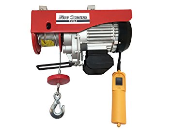 440 Lb Overhead Electric Hoist Crane Lift Garage Winch with remote 110V - BLUECHAIN Series - Five Oceans BC 3780