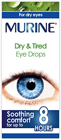 Murine Dy & Tired Eye Drops to Help Refresh and Relieve The Feeling of Tired and Dry Eyes, 15 ml