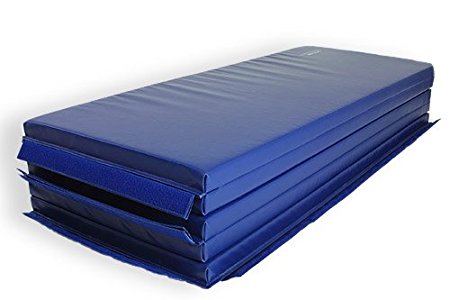Bonded Foam Gymnastics Mat - 5' x 10' x 2" V-4 Blue