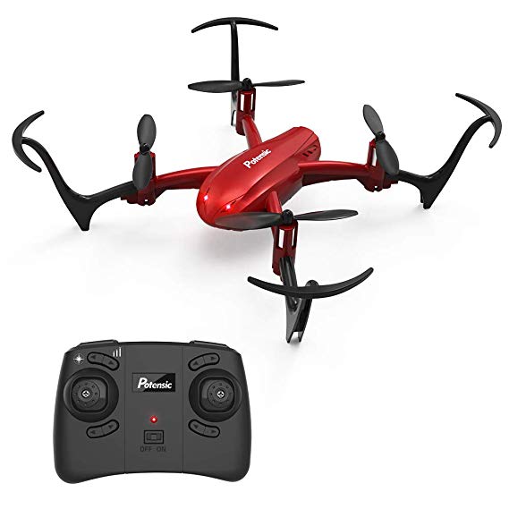 Potensic Mini Drone D10 RC Quadcopter 2.4G 6 Axis with Altitude Hold Function,360° Flip, Headless Mode for Beginners&Kids