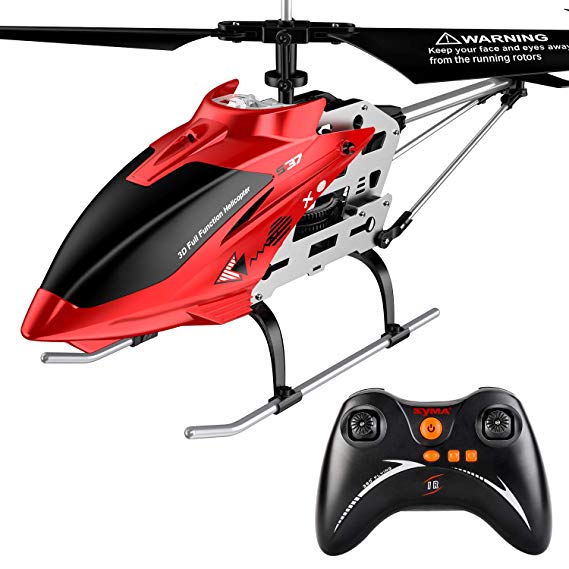 Syma Remote Control Helicopter with Altitude Hold Built-in Gyro LED Light Outdoor 2.4Ghz RC Plane Toys 3.5 Channels Large RC Flying Drone Extra 1 Battery Included Gift for Kids Adults