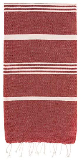 Nature Is Gift Turkish Peshtemal Towel Thin Camping Bath Sauna Beach Gym Pool Blanket Fouta Towels 100% Cotton Red