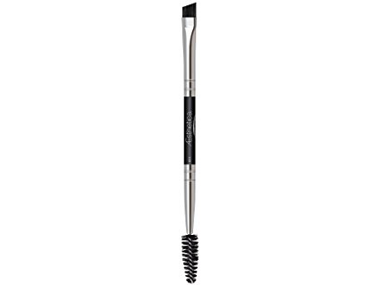 Aesthetica Pro Series Double Ended Brow Brush - Duo Design Allows for Precision Application of Brow Powders, Waxes and Gels and Evenly Blends Product for a Natural Look - 100% Vegan and Cruelty Free