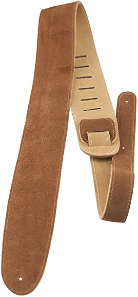 Perris Leathers BBS-200 2.5-Inch Soft Suede Adjustable Guitar Strap with Premium Backing