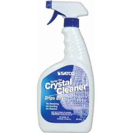 32 Ounces - Crystal Chandelier Cleaner - Spray On - Satco 90934