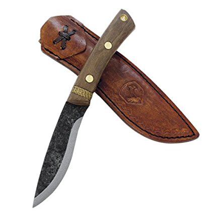 Condor Tool & Knife, Huron Knife, 4-1/4in Blade, Walnut handle with Sheath