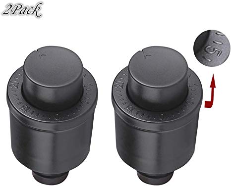 Essoy Wine Stoppers Vacuum with Time Scale Record Saver,2 Pack Reusable Vacuum Bottle Stoppers Sealing plug,Keep Wine Fresh,Best Wine Accessories (2 pcs)