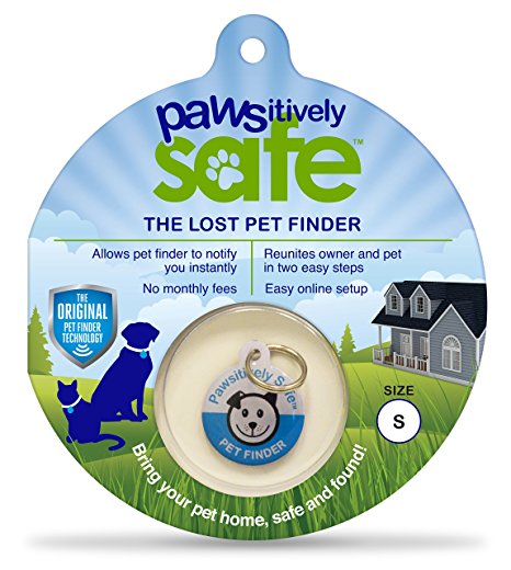 Platinum Pets Pawsitively Safe Pet Finder Dog Tag and Cat Tag