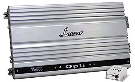 Lanzar OPTI2000D Optidrive 2000 Watt Half Ohm Stable Mono Block Digital Competition Class Amplifier