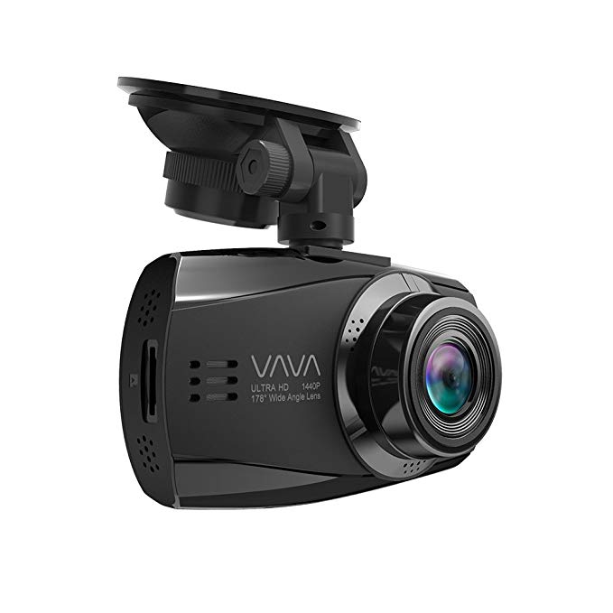 VAVA Dash Cam 1080P Full HD Car DVR Dashboard Camera, Driving Recorder with 3" LCD Screen, WDR, G-Sensor, Motion Detection, Loop Recording (1080p)