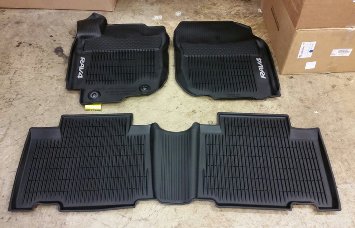 Toyota Rav4 Black All Weather Floor Liners PT908-42165-20 Non-Hybrid