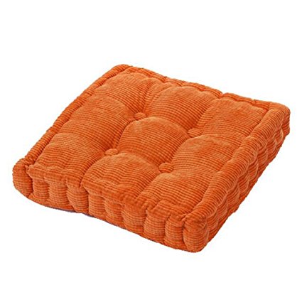 GESIMEI Soft and Comfortable Home & Office Pragmatic Tatami Sofa Cushions Orange 19.7x19.7"