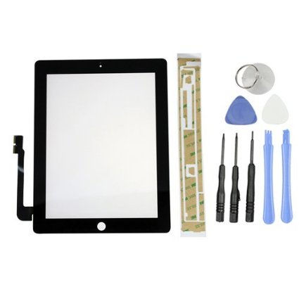 Teenitor® Black Touch Screen Glass Digitizer Replacement  Adhesive Glue Tape for iPad 3 iPad 3rd Gen Generation , Tools