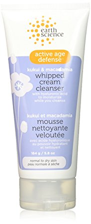 Earth Science Kukui & Macadamia Whipped Creme Cleanser, 5.8-Ounce Tubes (Pack of 2)