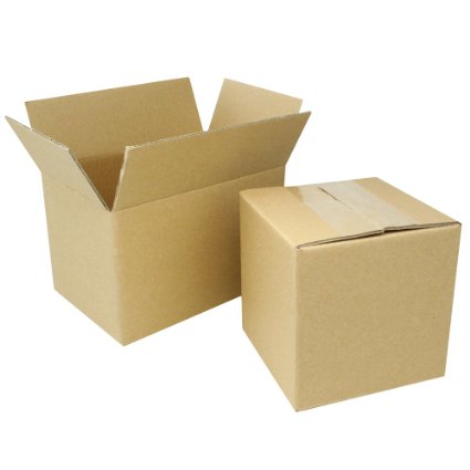 5 EcoSwift 4x4x4 Corrugated Cardboard Shipping Boxes Mailing Moving Packing Carton Box 4 x 4 x 4 inches