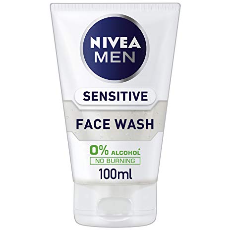 Nivea Sensitive Face Wash for Men, 100 ml, Pack of 6