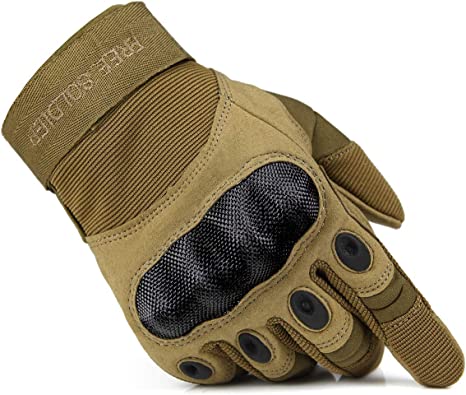 FREE SOLDIER Outdoor Full Finger Safety Heavy Duty Work Gardening Cycling Gloves