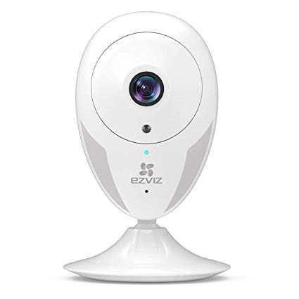 EZVIZ Indoor Security Camera 1080P FULL HD Wireless IP Surveillance System, Home/Baby/Pet Monitor, 25 ft Night Vision, Motion Alert, Two-Way Audio, 135° Wide-Angle, WiFi 2.4G Only(CTQ2C)