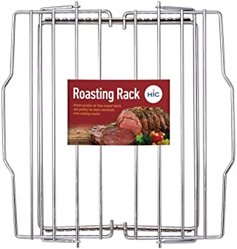 HIC Brands that Cook 7-Position 10-1/2-Inch Adjustable Roasting Rack